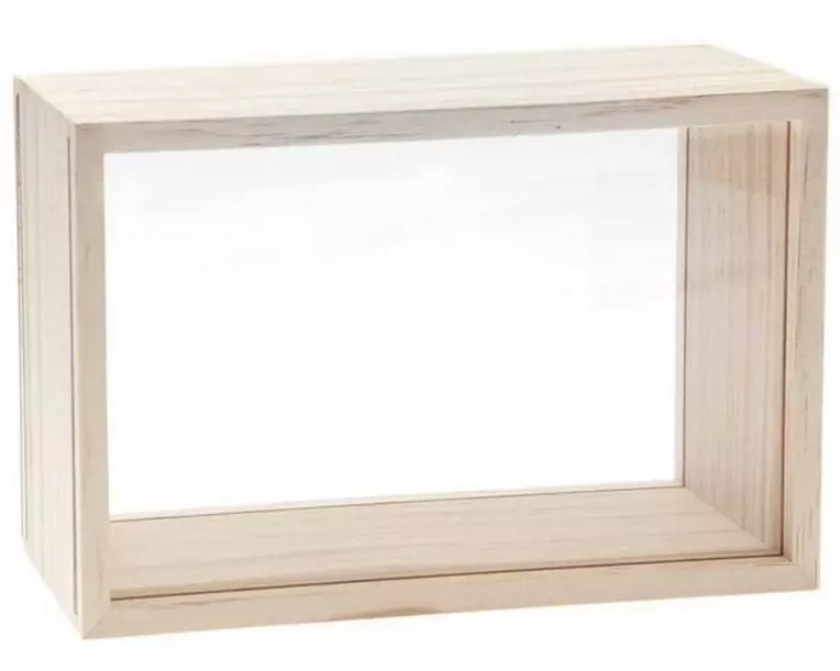 Rico Design Holzartikel Objektkasten 20 x 13 x 8 cm