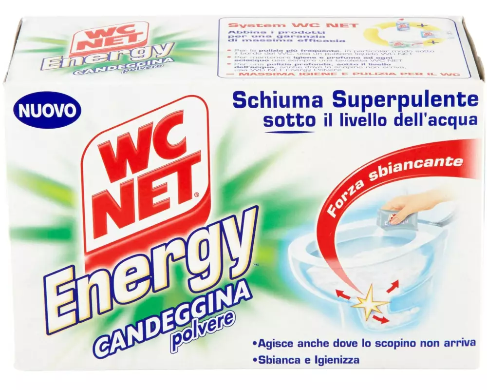 WC Net WC-Reiniger Energy Pulver-Bleichmittel 240 g