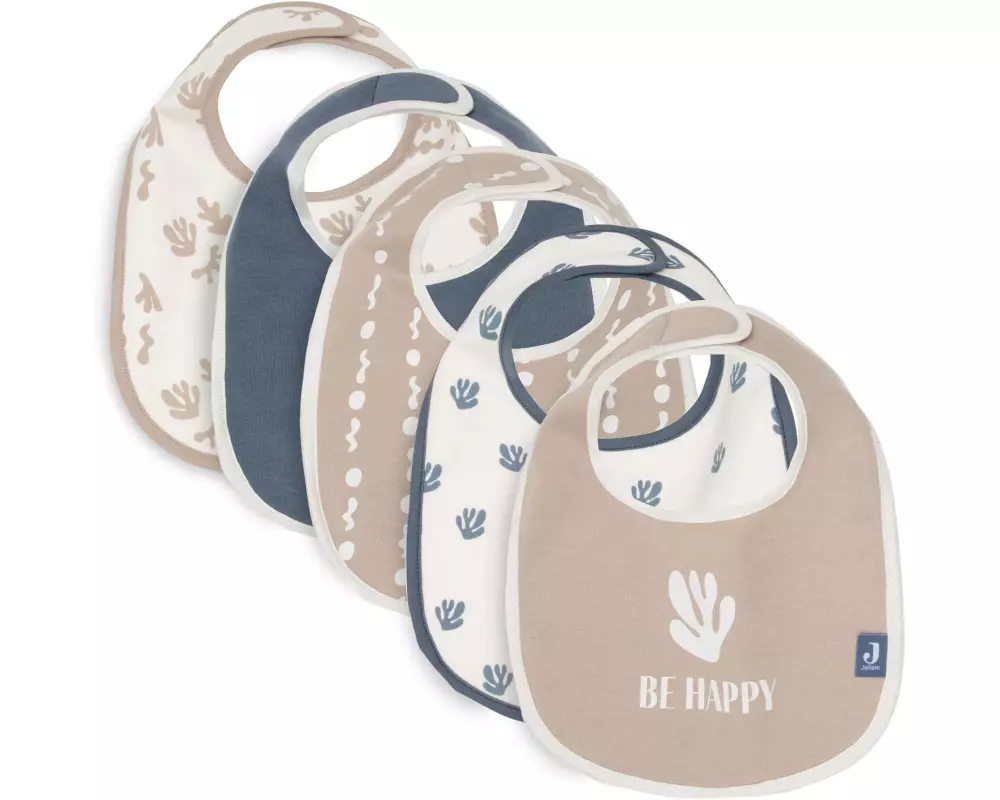 Jollein Lätzchen 5er Set Funky 27 x 22 cm