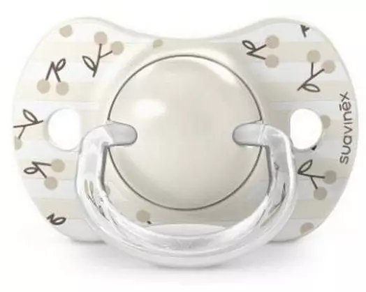 suavinex Nuggi Birdies 2er Pack, 0-6 Mt / Beige