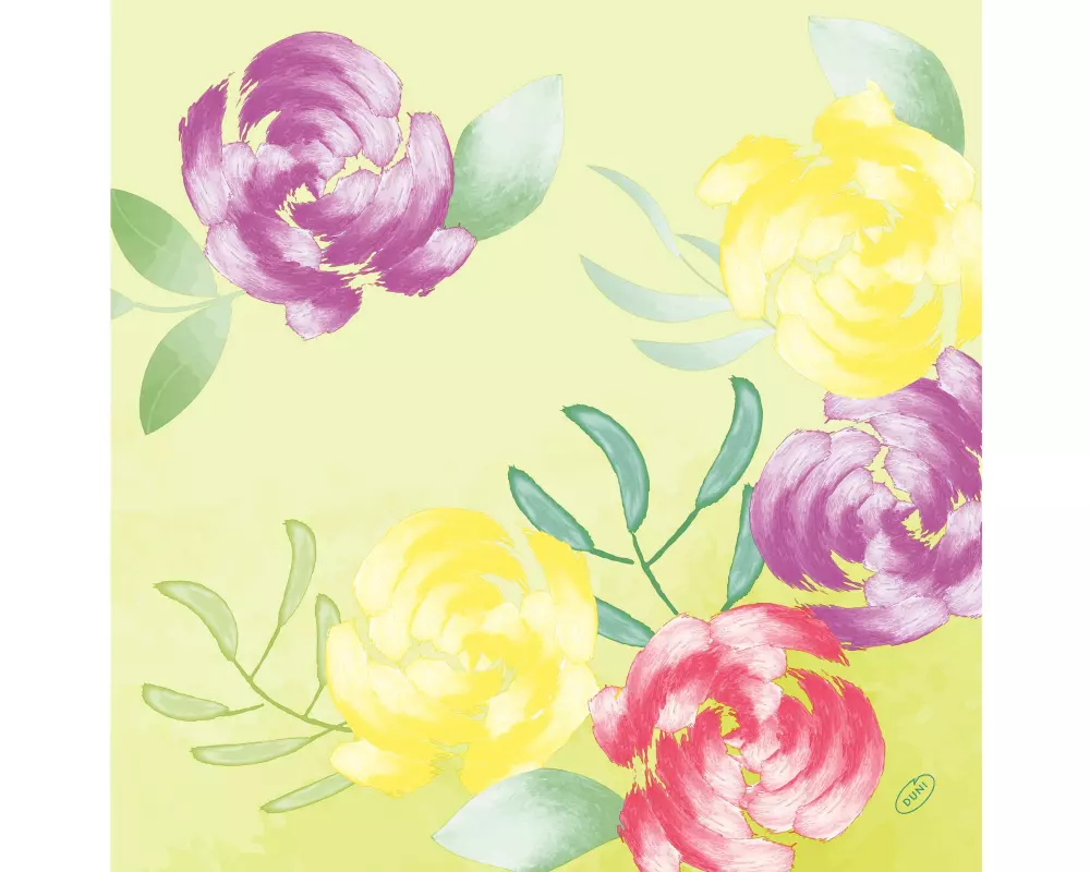Duni Papierservietten Soft Tropics 40 cm x 40 cm, 50 Stück