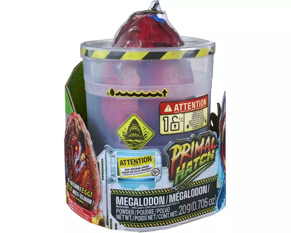 Spinmaster Primal Hatch Interaktiver Megalodon Hai Interaktiv 40 cm Sound Licht