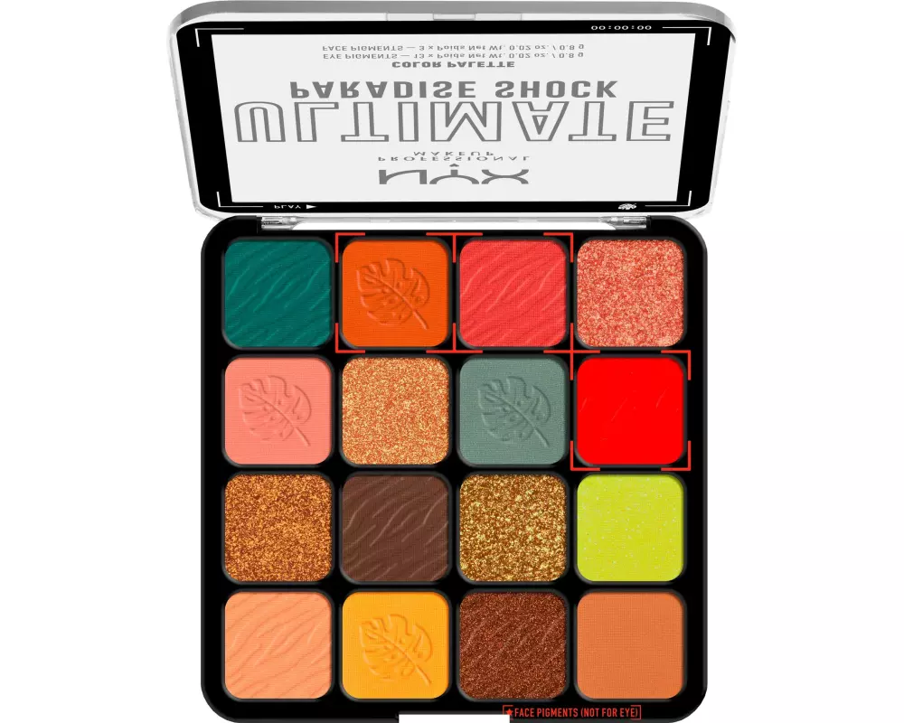 NYX Professional Makeup Ultimate Shadow Palette 02 Paradise Shock