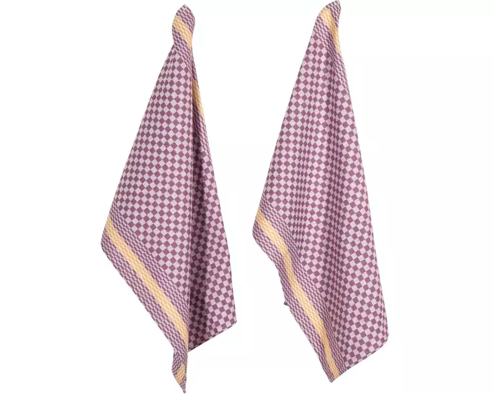 pad Geschirrtuch-Set Pit reloaded 2 Stück, Bordeaux