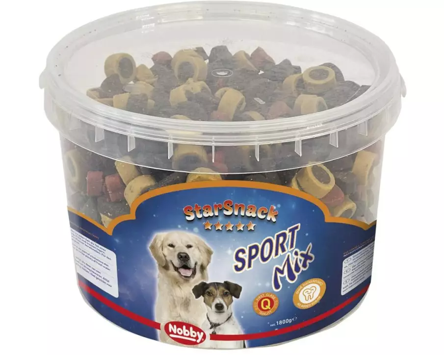 Nobby Leckerli StarSnack Sport Mix Eimer, 1.8 kg