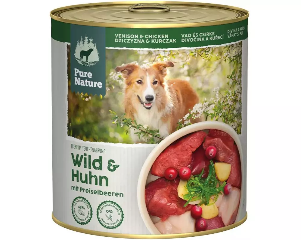 Pure Nature Nassfutter Wild&Huhn, 800 g