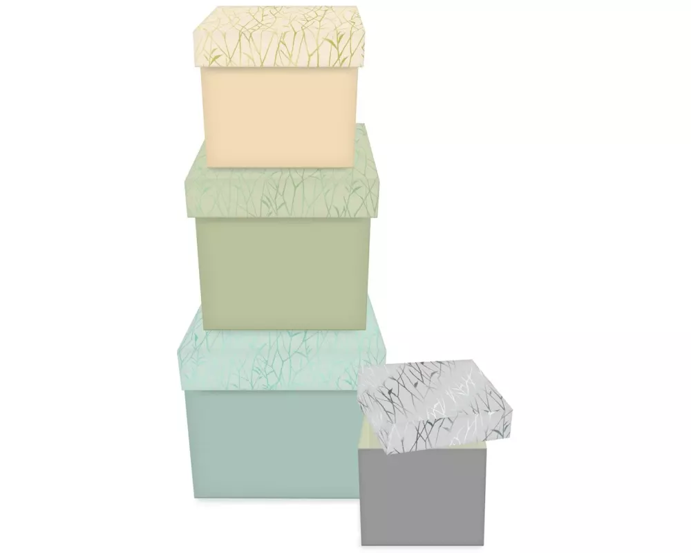 Braun + Company Geschenkbox Petit Bambou 4 Stück, Mehrfarbig