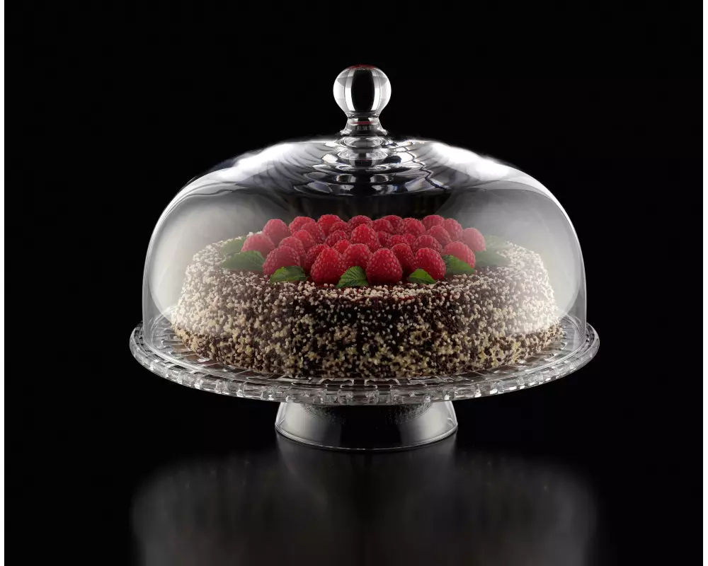 Nachtmann Bossa Nova Haube f. Tortenplatte 30 cm Transparent
