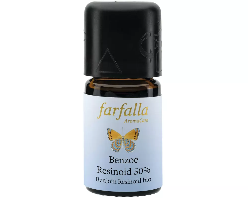 Farfalla Ätherisches Öl Benzoe Resinoid 50% bio Wildsammlung 5 ml