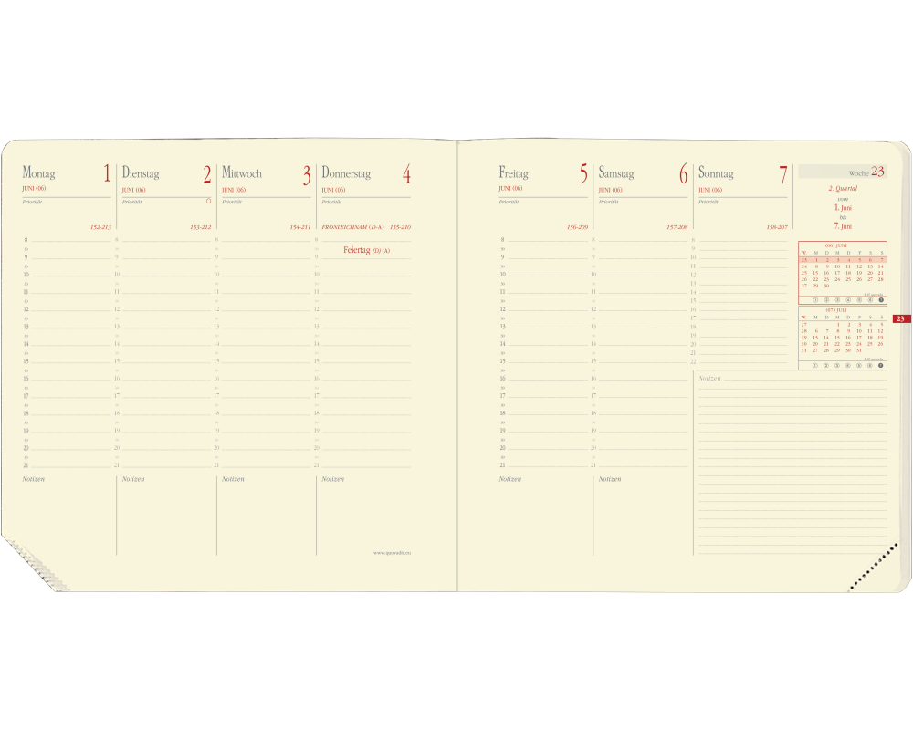 QUO-VADIS Ersatzinhalt Exec.Pres. 2026 905003Q 1W/2S Impala/Soho DE 16x16cm