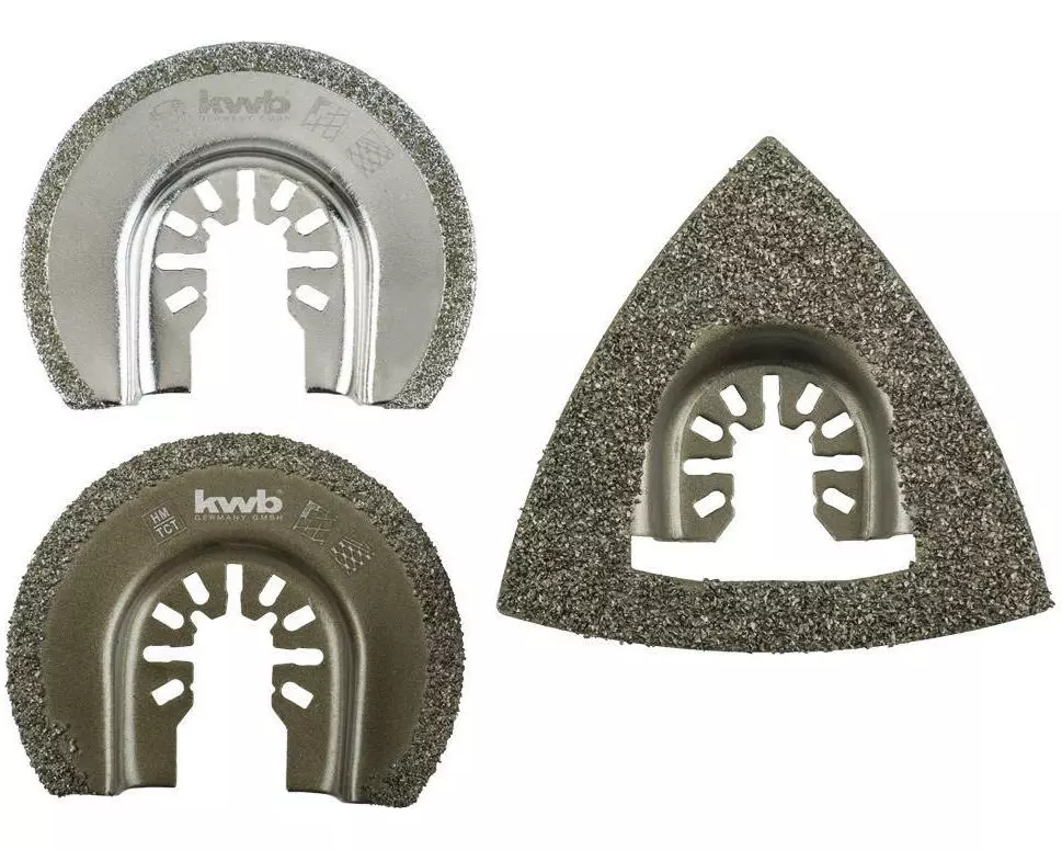 kwb Zubehörset Fliesen Reparatur, 3 Teile