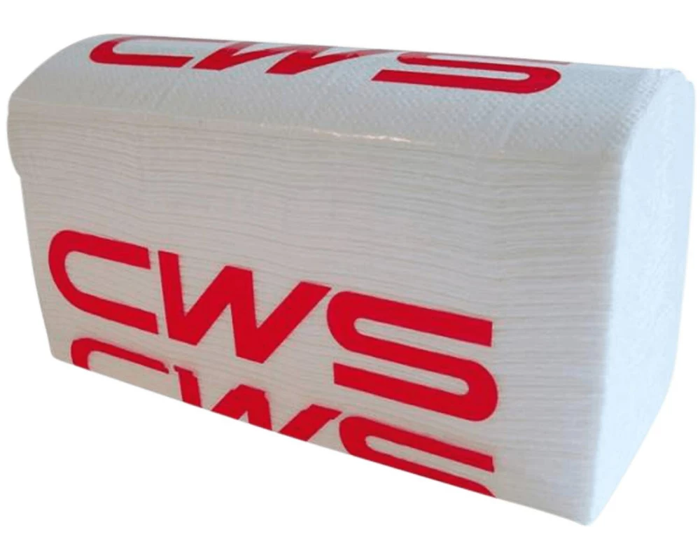 CWS Faltpapier Classic Rollen, 2-lagig, Weiss