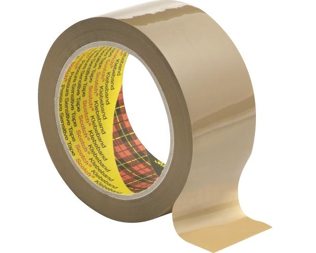 SCOTCH Verpackungsband Profi 25mmx66m 3707/25B braun