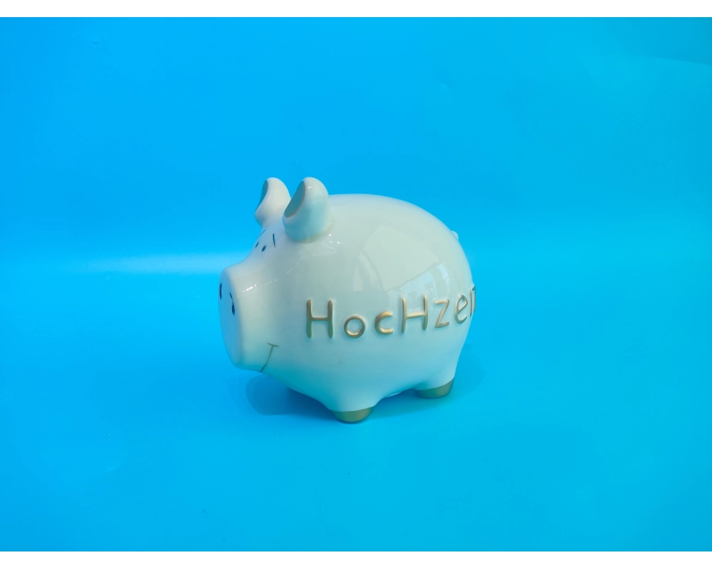 ROOST Sparkasse 11.5x8.5x10.5cm TG240704 Schwein Hochzeit