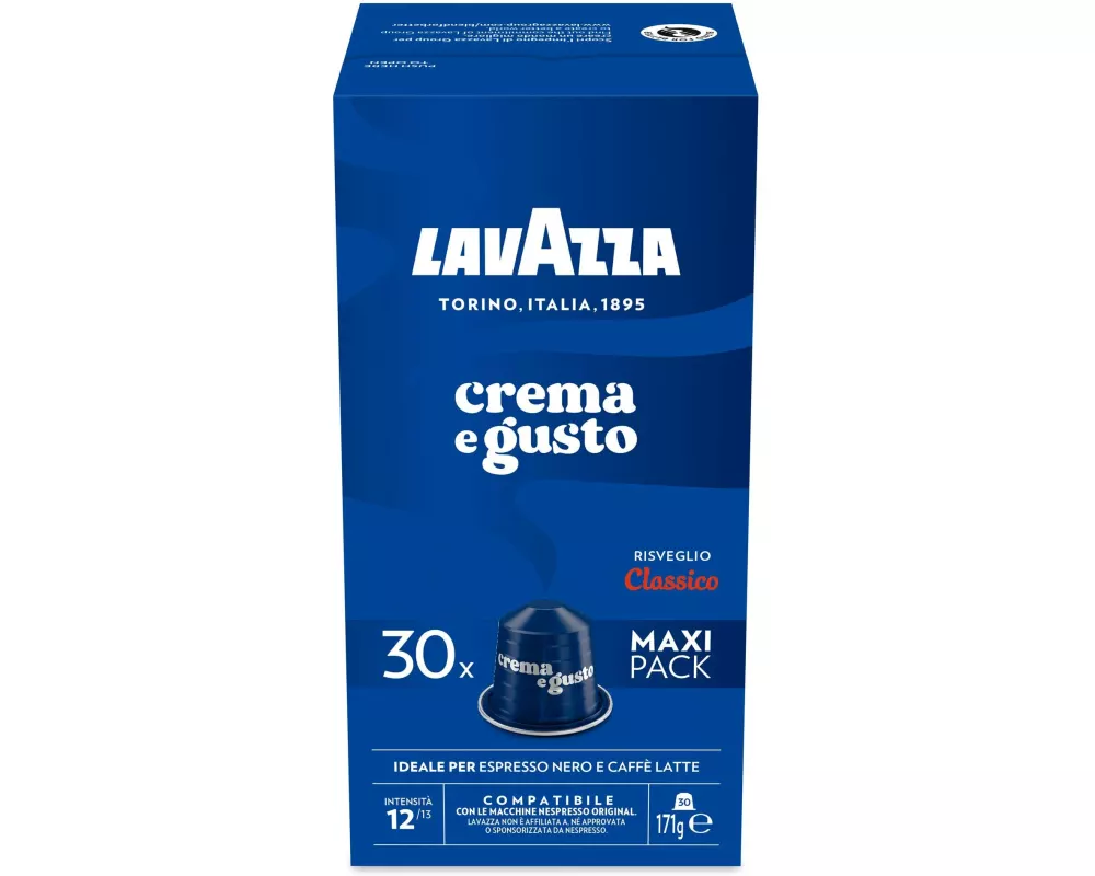 Lavazza Kaffeekapseln Crema e Gusto Classico 30 Stück