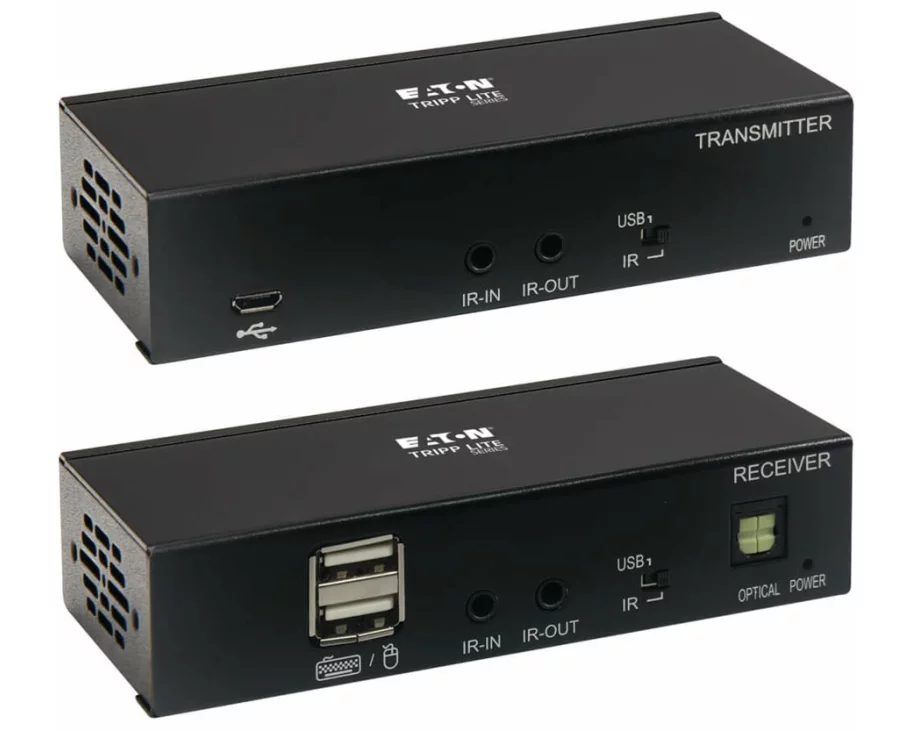 EATON TRIPPLITE USB-C, to, HDMI, over, Cat6, Extender, Kit, KVM, Support, 4K, 60Hz, 4:4:4, USB, PoC, HDCP, 2.2, up, to, 230ft., TAA