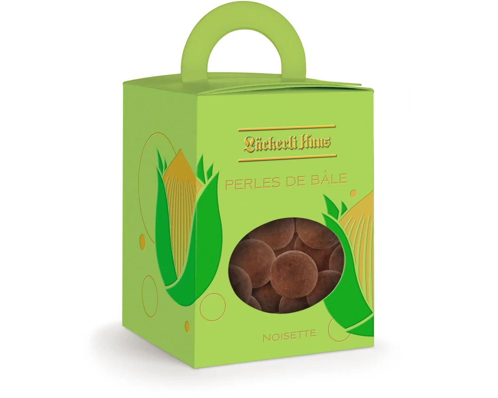 Läckerli Huus Pralinen Perles de Bâle Noisette 140 g