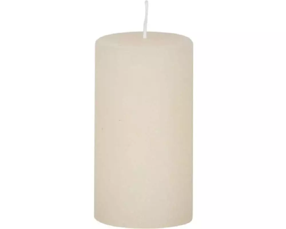 Weizenkorn Kerze Ice 9 cm x 5 cm, Elfenbein, 6 Stück