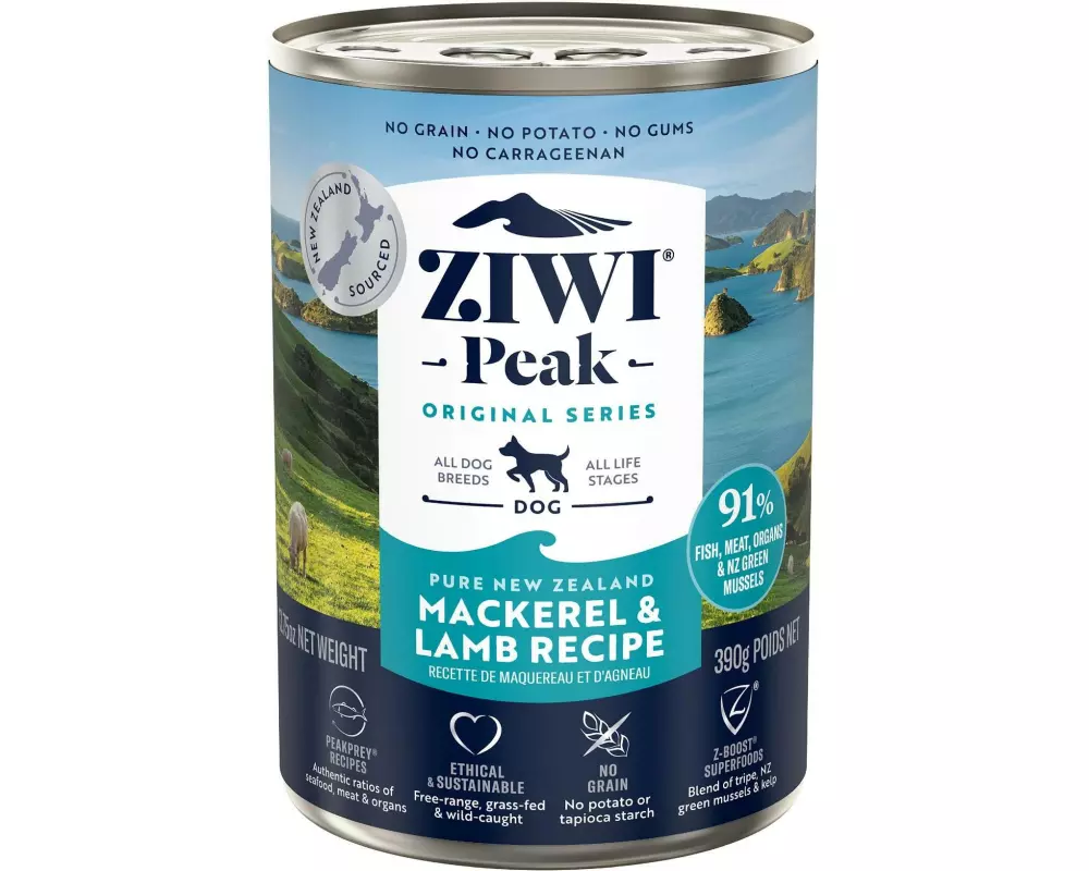 ZIWI Peak Nassfutter Mackerel Lamb 390 g