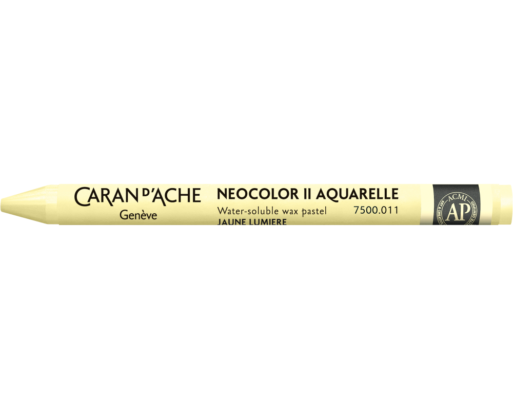 CARAN D'ACHE Wachsmalkreide Neocolor II 7500.011 lichtgelb