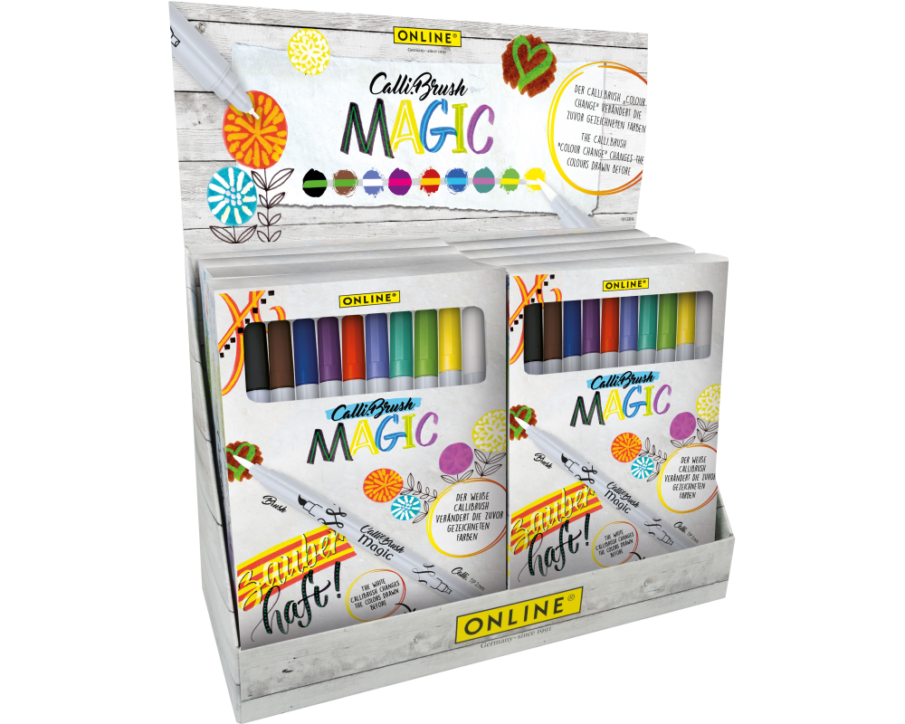 ONLINE Set 9+1 Calli Brush Magic 19138/12 5 Farben Double Tip, 2mm