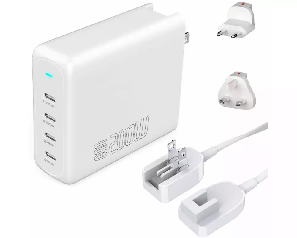 4smarts USB-Wandladegerät GaN Flex Pro 200 W