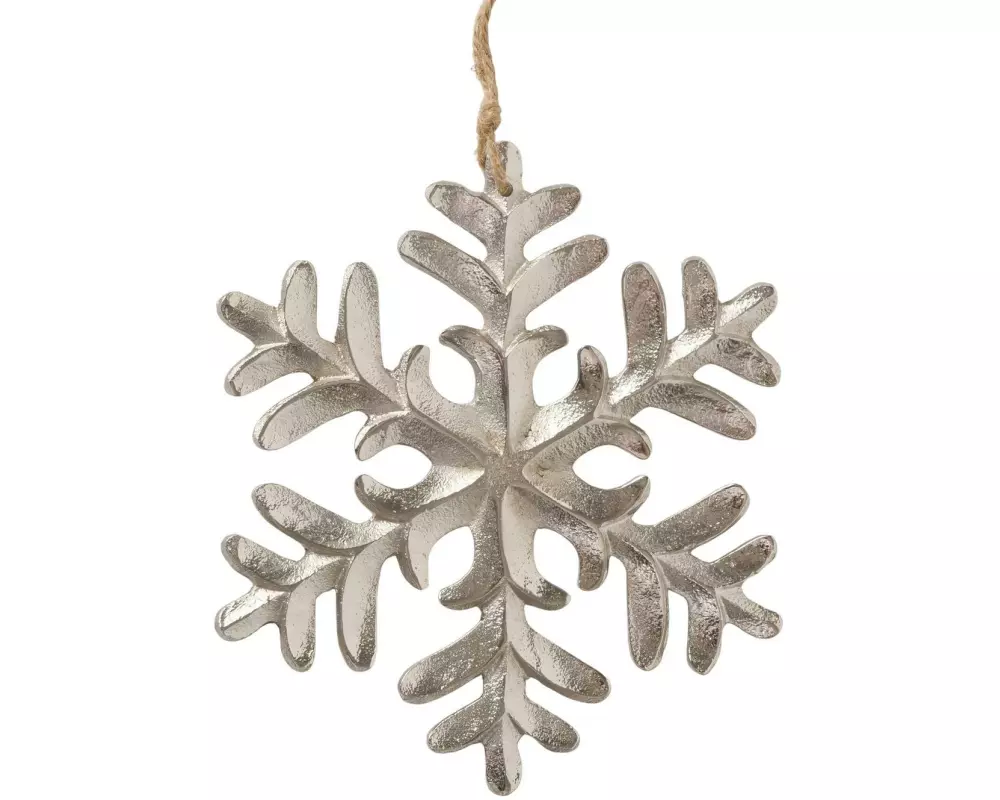 Boltze Aufhänger Schneeflocke Snefi Metall, 18 x 16 cm