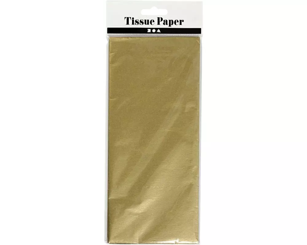 Creativ Company Seidenpapier 50 x 70 cm, 6 Blatt, Gold