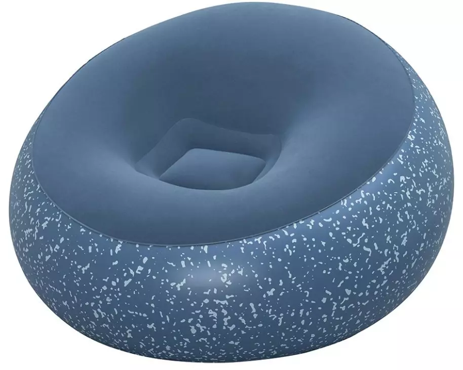 Bestway Aufblasbarer Sessel Inflate Blau, 112 x 112 cm