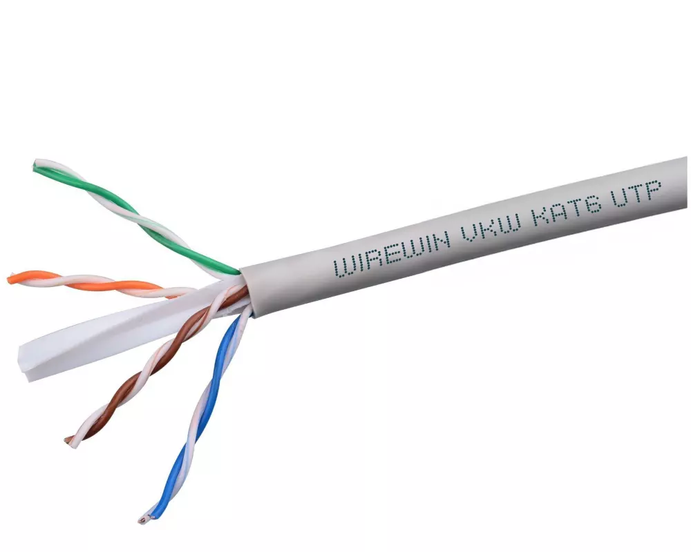 Wirewin Verlegekabel VKBOX KAT6 UTP Cat 6, UTP, 305 m, Weiss