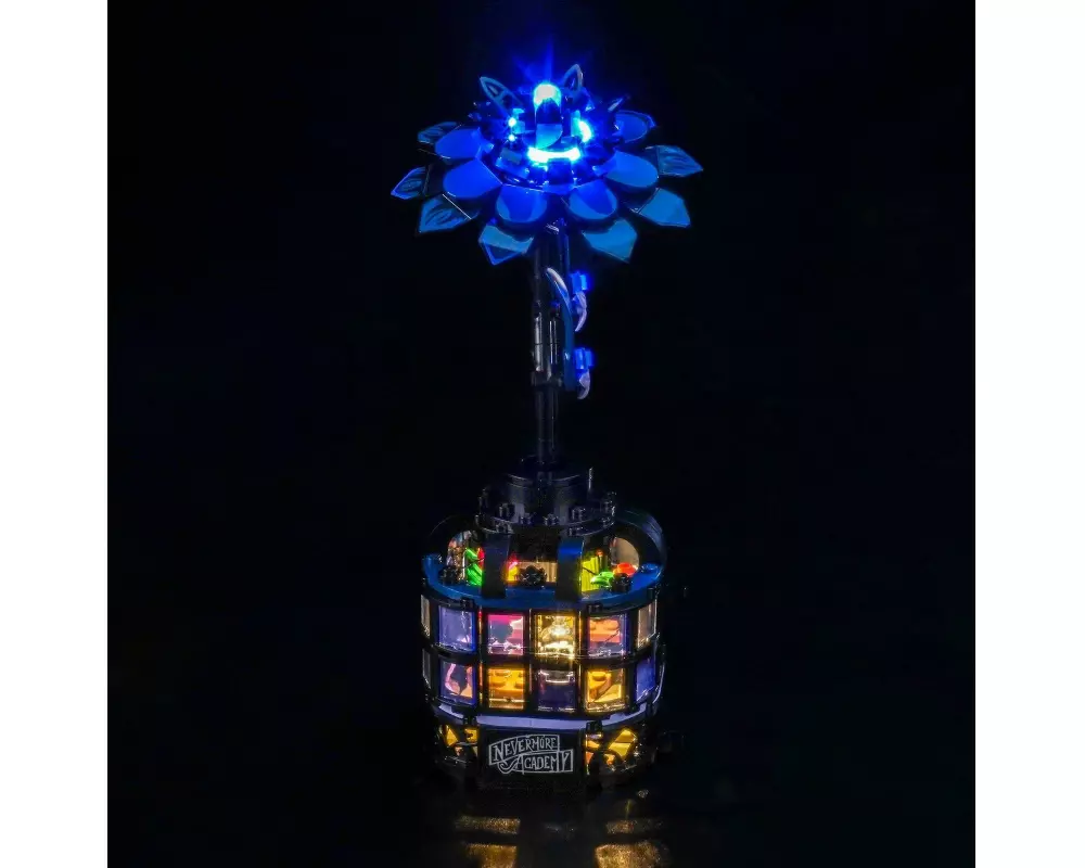 BrickBling LED-Licht-Set für LEGO Wednesday: Schwarze Dahlie (76784)