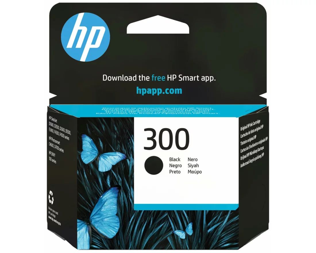 HP 300 Original Ink Cartridge black 4ml 200 Pages