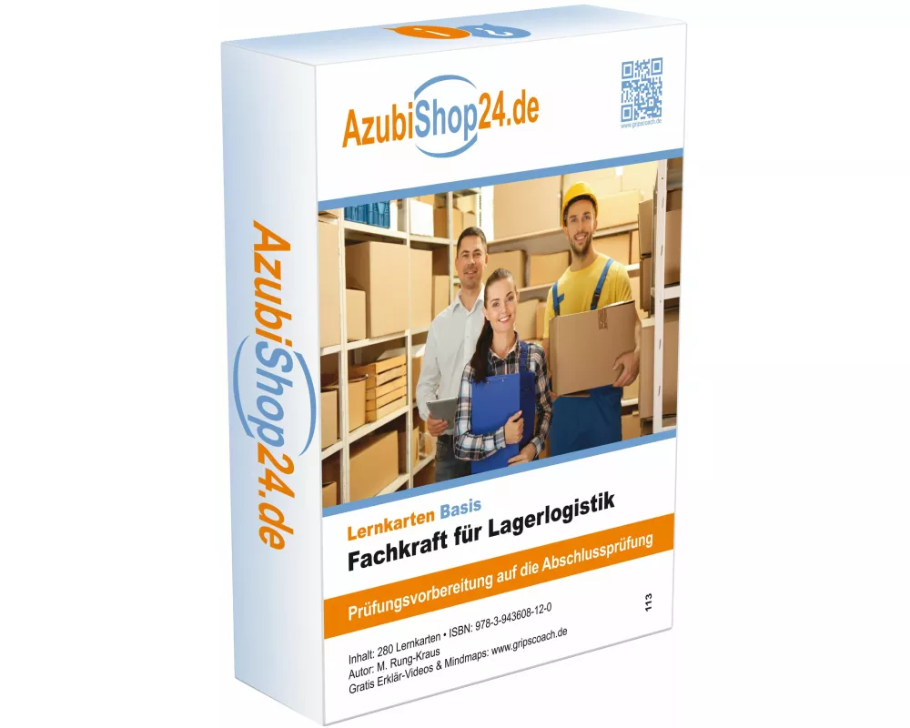 AzubiShop24.de Basis-Lernkarten Fachkraft für Lagerlogistik