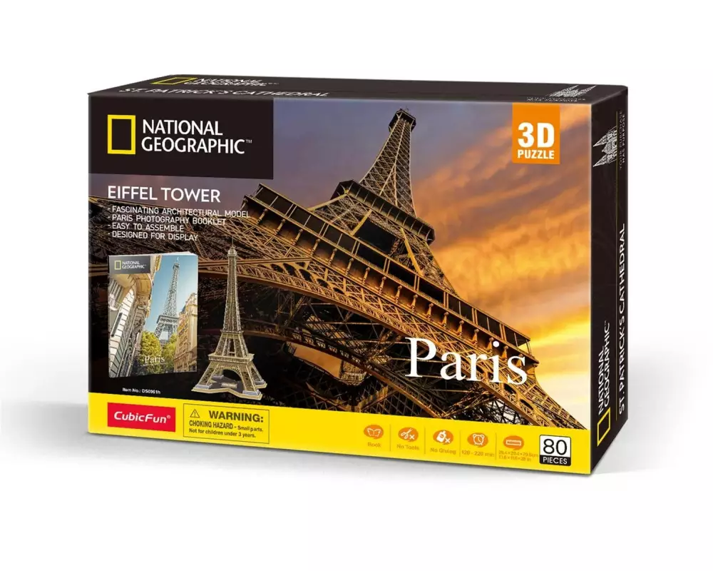 CubicFun 3D Puzzle Eiffelturm 80 Teile