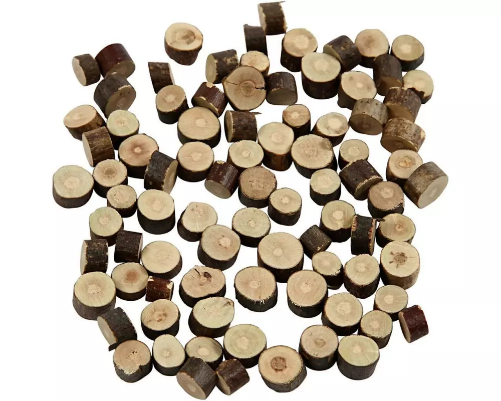 Creativ Company Holzscheiben klein Mix Ø 0.7-1 cm