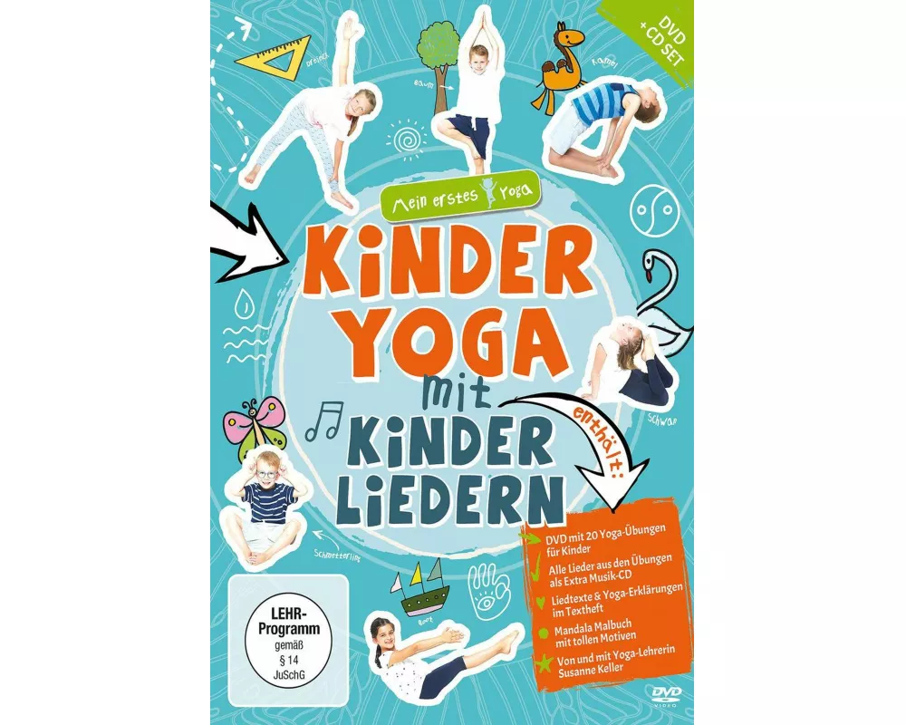 Mein erstes Yoga: Kinderyoga mit Kinderliedern
