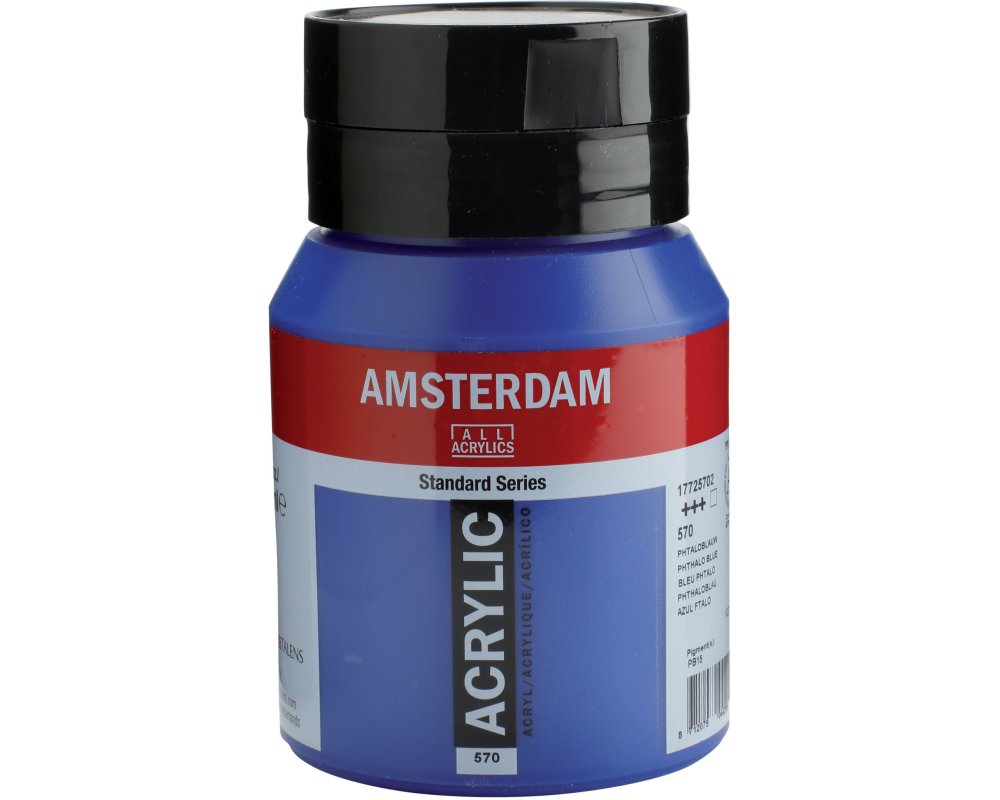 AMSTERDAM Acrylfarbe 500ml 17725702 Phthaloblau 570