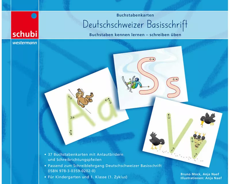 Buchstabenkarten: Deutschschweizer Basisschrift