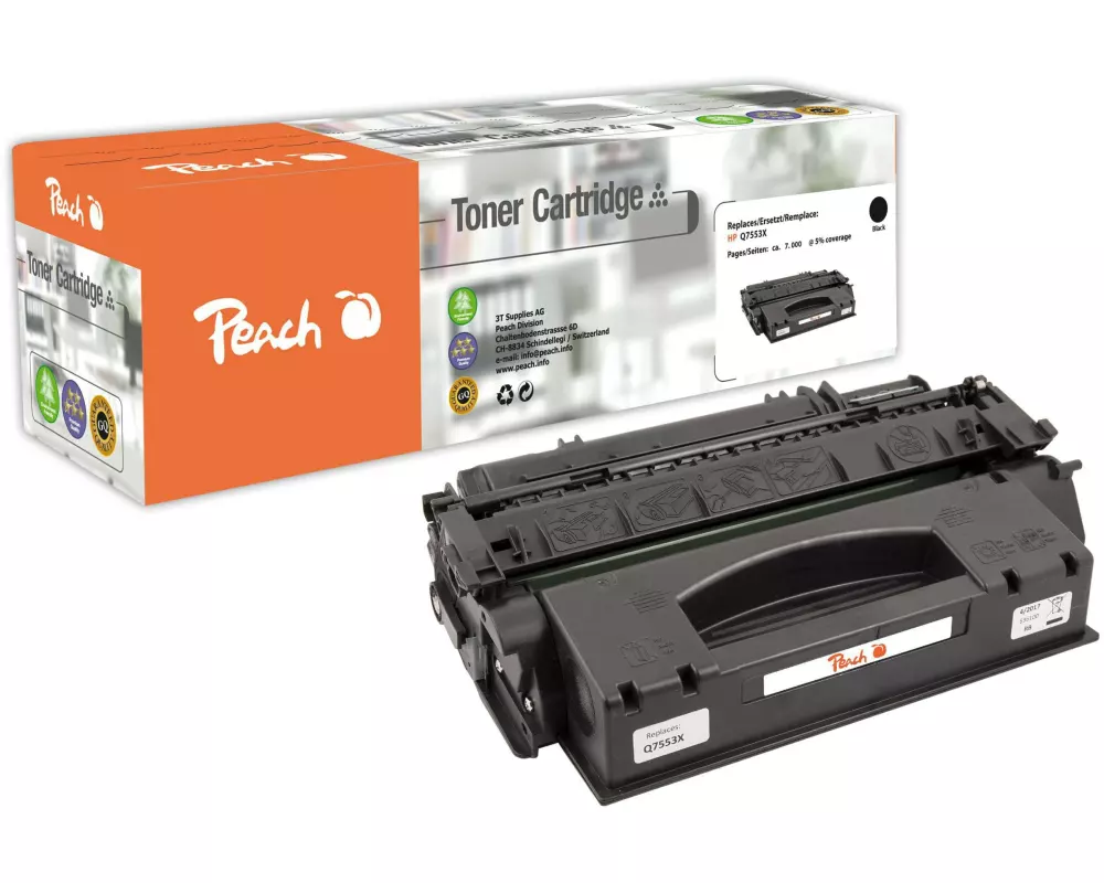 Peach Toner HP Nr. 53X (Q7553X) Black