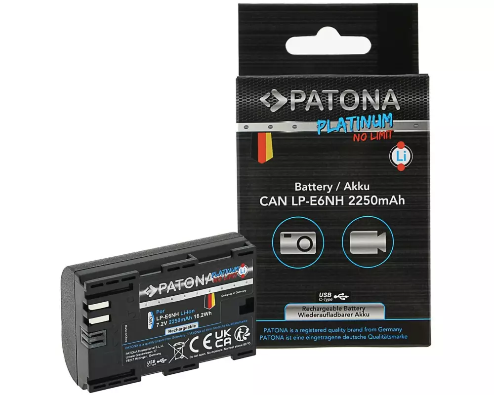 Patona Platinum Akku für Canon EOS R5 Mark II