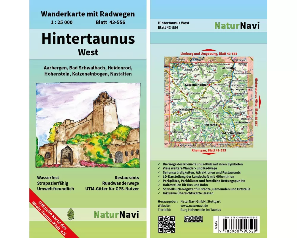 Hintertaunus West 1 : 25 000, Blatt 43-556