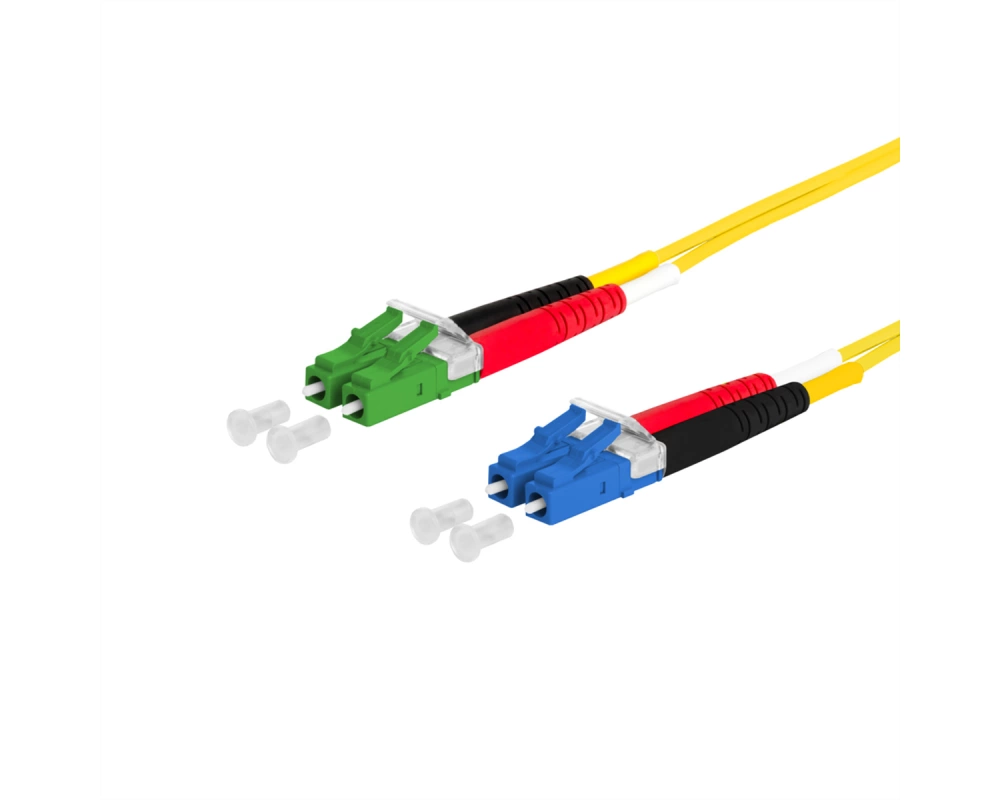 METZ CONNECT OpDAT Patchkabel, LC-D / LC-D-APC, OS2, 5 m