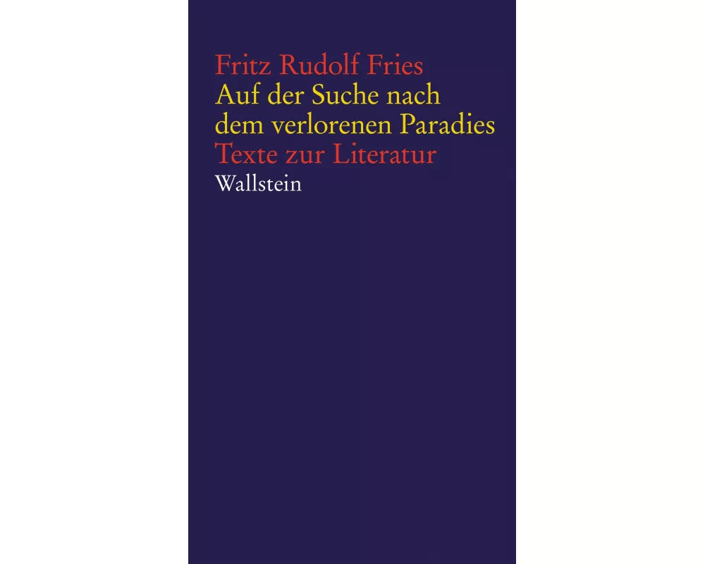 Auf der Suche nach dem verlorenen Paradies