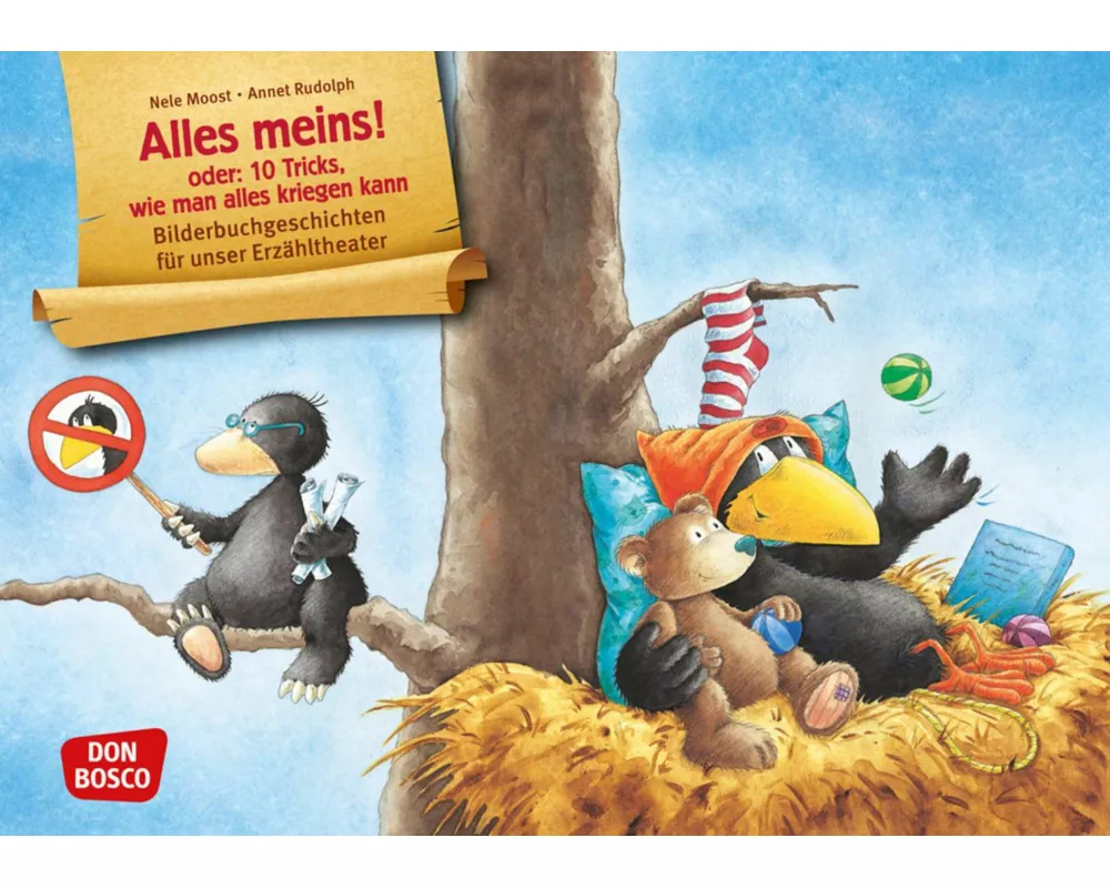 Alles meins! Oder: 10 Tricks, wie man alles kriegen kann. Kamishibai Bildkartenset