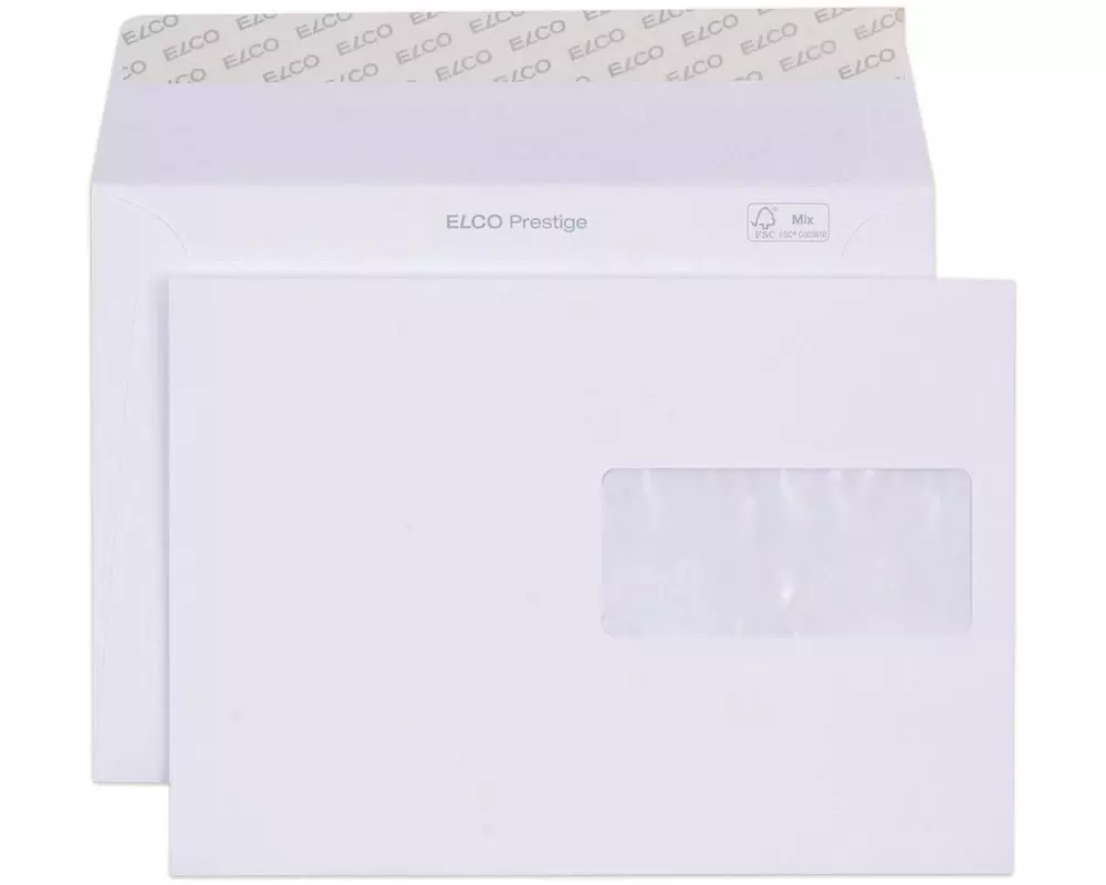 ELCO Couvert Prestige C5 mit Fenster rechts, 10 Stück