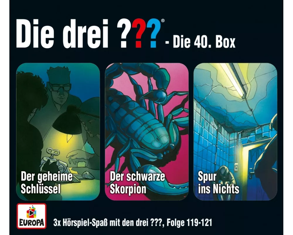 Die drei ??? - 3er Box 40 (Folgen 119, 120, 121) (Fragezeichen)
