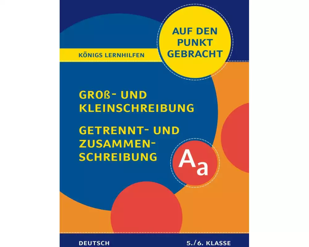 Königs Lernhilfen: Auf den Punkt gebracht: Groß- und Kleinschreibung, Getrennt- und Zusammenschreibung – Klasse 5/6