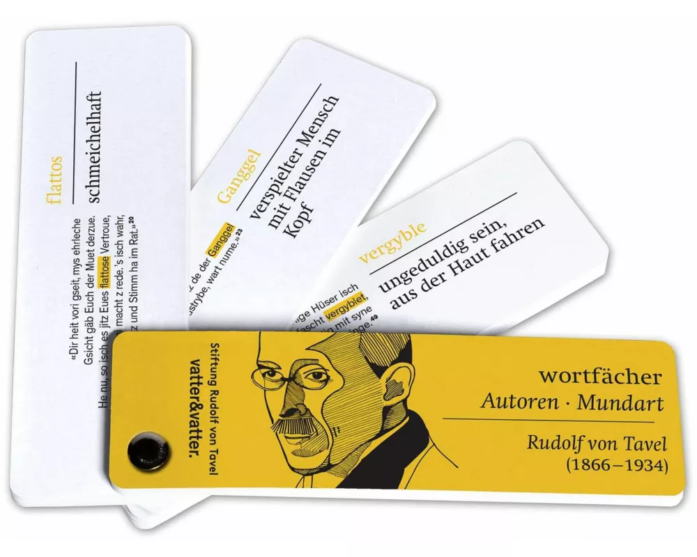 Wortfächer Rudolf von Tavel