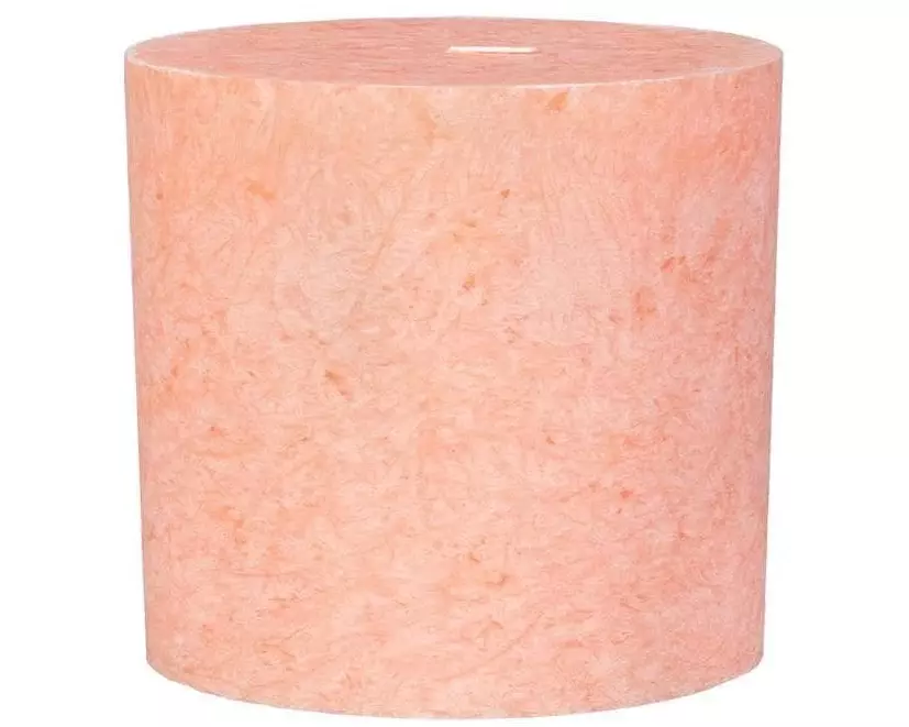 Herzog Kerzen AG Stumpenkerze Kristallo Zylindro Ø 6 cm x 6 cm Lachs