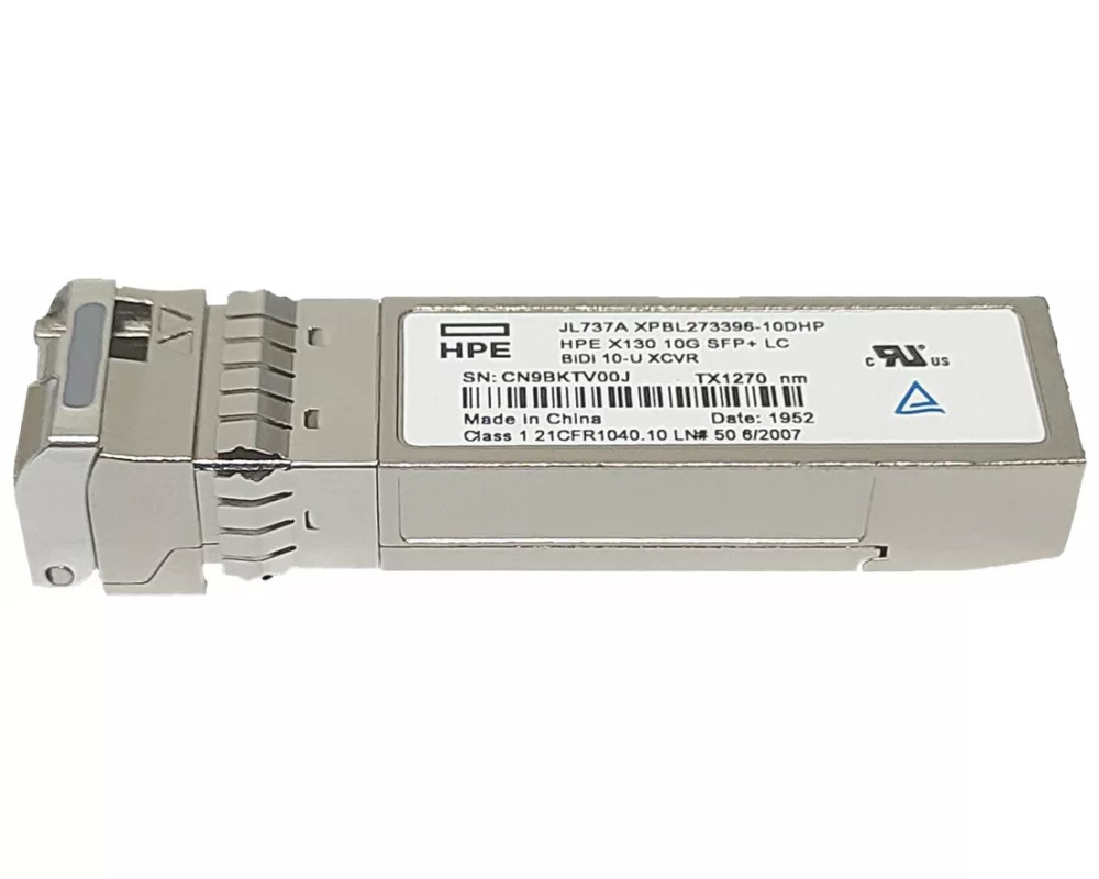 HPE HPN X130 Transceiver, 10Gbit/s, SFP+, LC, BiDi, 10km-Uplink